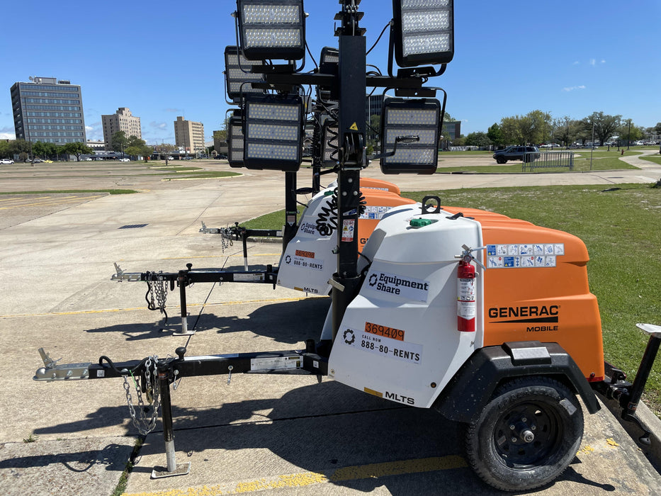 2023 Generac MLT2 Diesel, Flex Switch 120V Input, Powerzone Controller, 
(4) 320W LED Lights, 4kW Generator, 39.9 Gal Fuel Tank, 2" Ball, T3