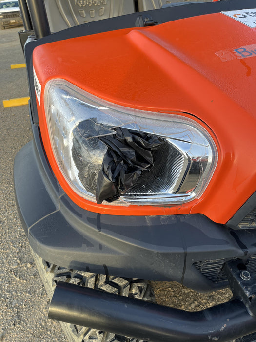2022 Kubota RTV-X1140W-H Plastic Canopy, Windshield Acrylic Clear, LED Strobe Light, Wire Harness Kit, Back up Alarm