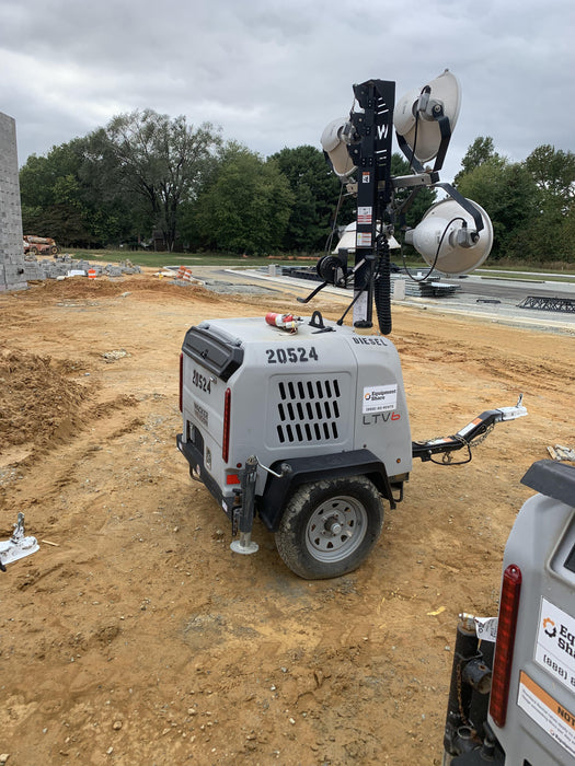 2018 Wacker Neuson LTV6L-MH Wacker Neuson LTV6L Mobile Light Tower w/Fuel Level Sensor Installed
