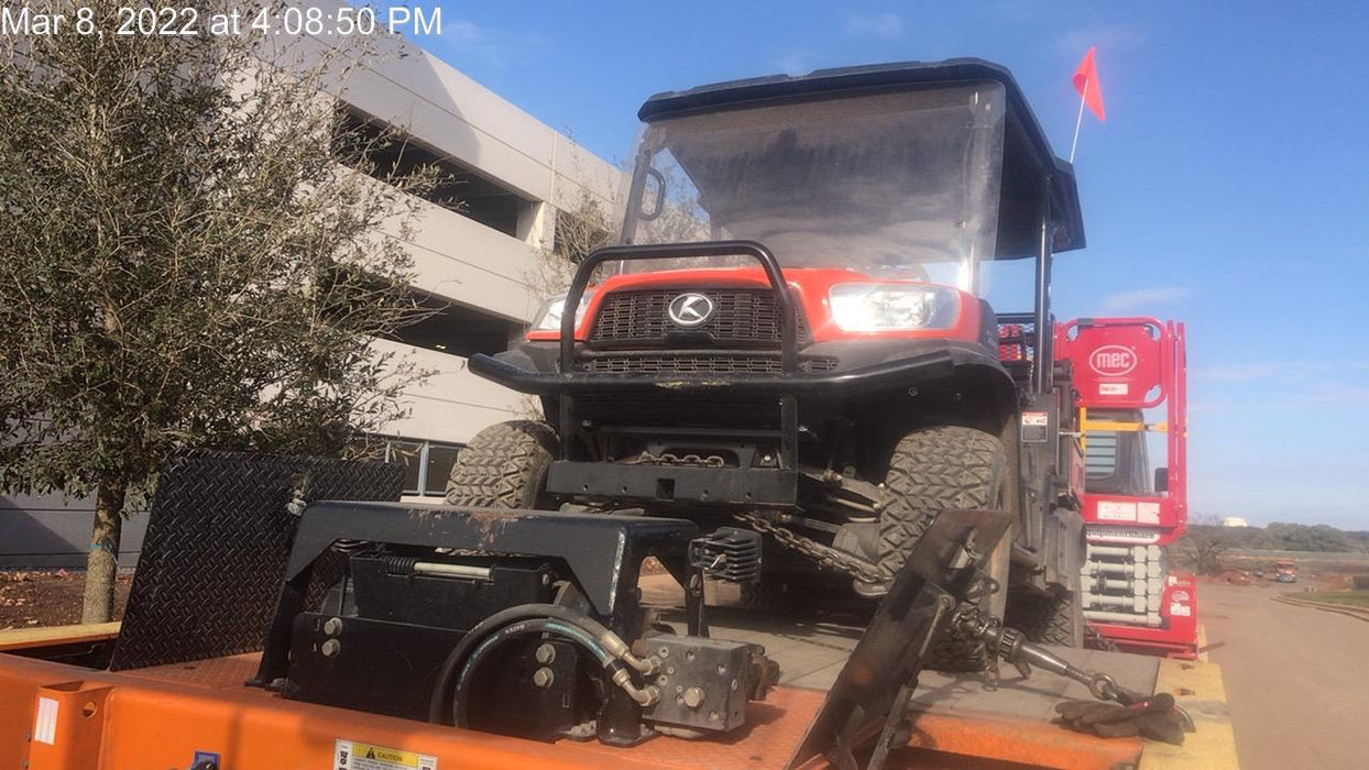2022 Kubota RTV-X1140W-H Plastic Canopy, Windshield Acrylic Clear, LED Strobe Light, Wire Harness Kit, Back up Alarm