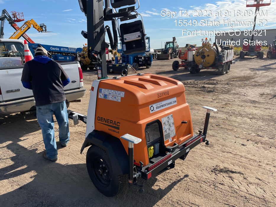 2023 Generac MLT2 Diesel, Flex Switch 120V Input, Powerzone Controller, (4) 320W LED Lights, 4kW Generator, 39.9 Gal Fuel Tank, 2" Ball, T3