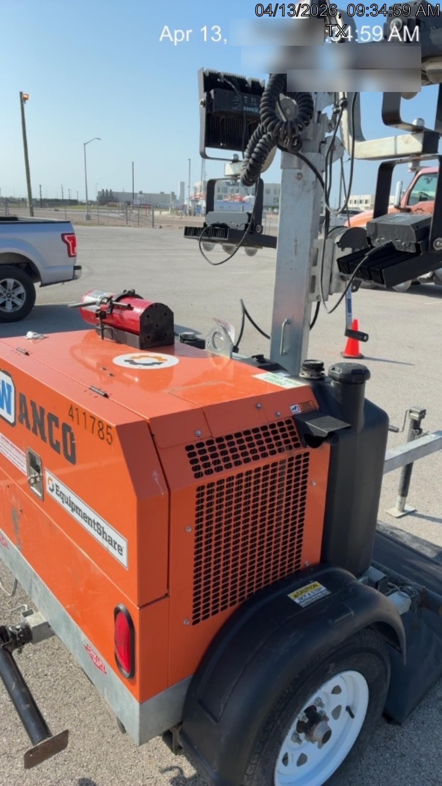 2024 Wanco WLTT-4MM4K Diesel, Deep Sea Controller, Shore Power Plug, Auto Start, (4) 350W LED Floodlights, 4kW Generator, 60 Gal Fuel Tank, 2" Ball, T3