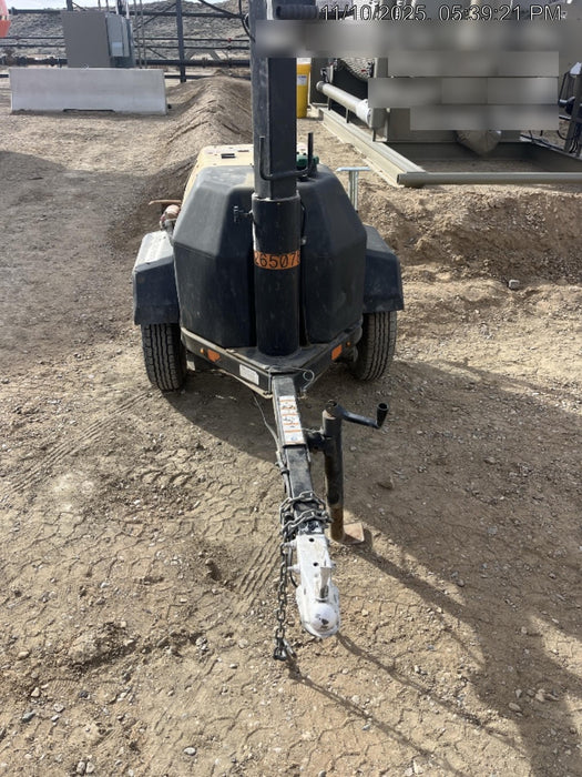 2022 Allmand NLV3GR (4) LED Light Fixture 350W, 23' Vertical Mast, 3kW Prime, Towable, ES Decals, T3