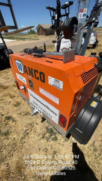 2024 Wanco WLTT-4MM4K Diesel, Deep Sea Controller, Shore Power Plug, Auto Start, (4) 350W LED Floodlights, 4kW Generator, 60 Gal Fuel Tank, 2" Ball, T3