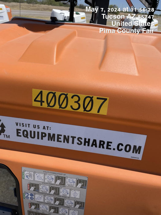 2024 Generac MLT2 Diesel, Flex Switch 120V Input, Powerzone Controller, 
(4) 320W LED Lights, 4kW Generator, 39.9 Gal Fuel Tank, 2" Ball, T3