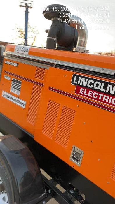 2021 Lincoln Electric Vantage 549X Ready Pak 3, ORANGE (includes trailer, cable rack, fender light kit)