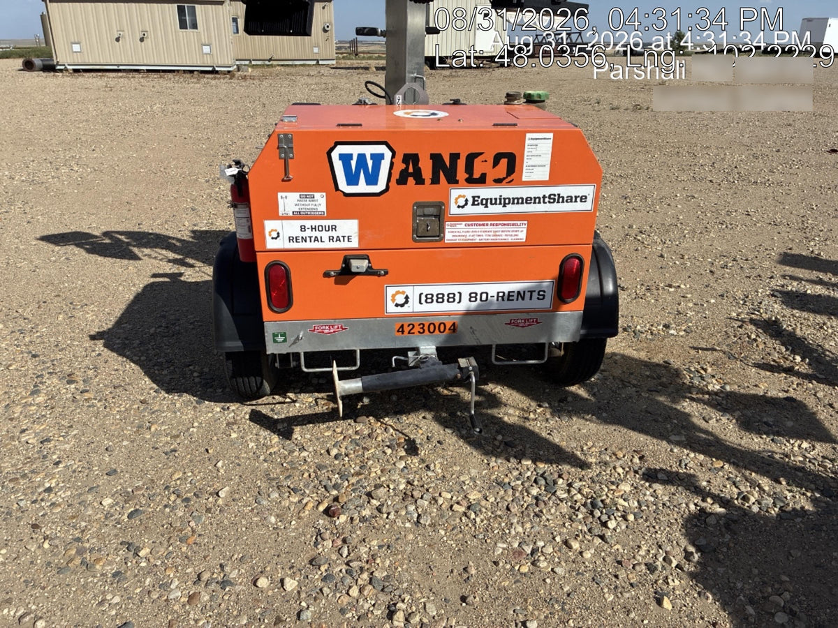 2024 Wanco WLTT-4MM4K Diesel, Deep Sea Controller, Shore Power Plug, Auto Start, (4) 350W LED Floodlights, 4kW Generator, 60 Gal Fuel Tank, 2" Ball, T3