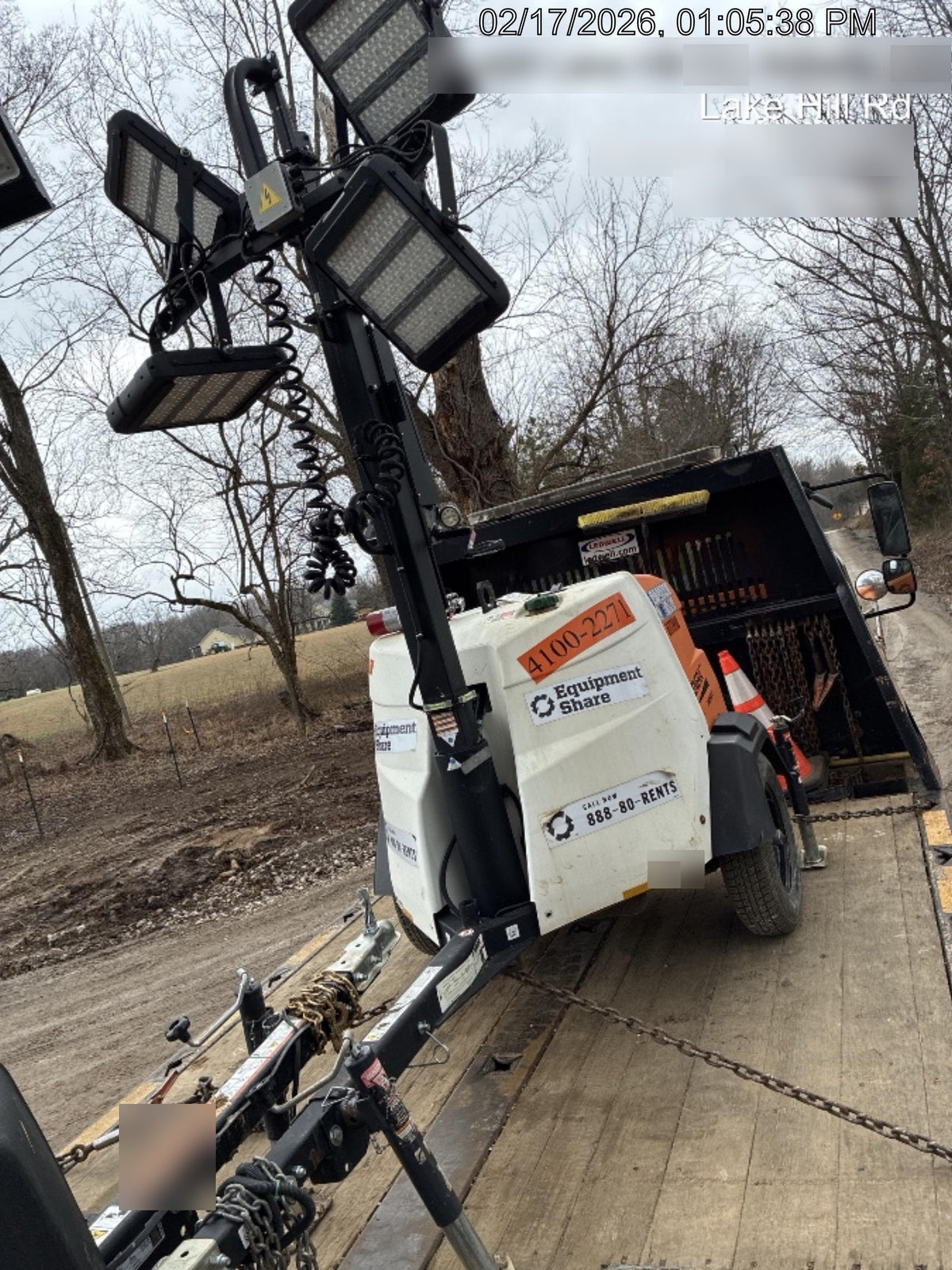 2023 Generac MLT2 Diesel, Flex Switch 120V Input, Powerzone Controller, 
(4) 320W LED Lights, 4kW Generator, 39.9 Gal Fuel Tank, 2" Ball, T3