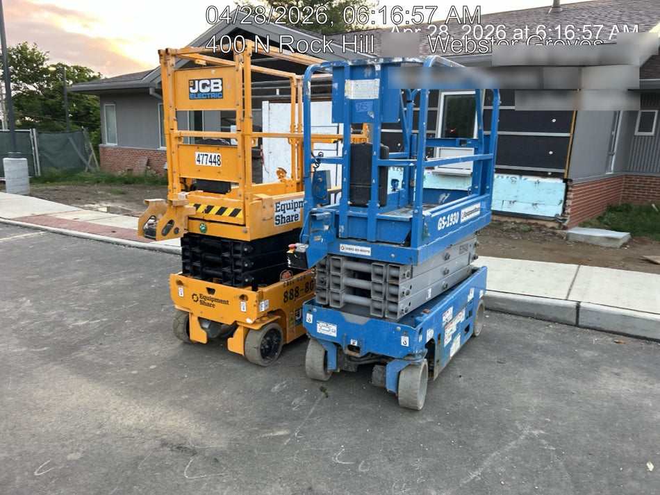 2020 Genie GS-1930 Solid Non Marking Tires, Beacon, Folding rails with half height swing gate