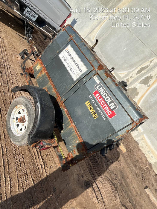 2021 Lincoln Electric Dual Maverick 200/200X Ready Pak 3, Includes Trailer, Cable Rack, Fender Light Kit