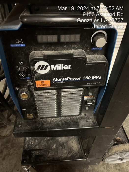 2023 MILLER ELECTRIC AlumaPower 350 MPA