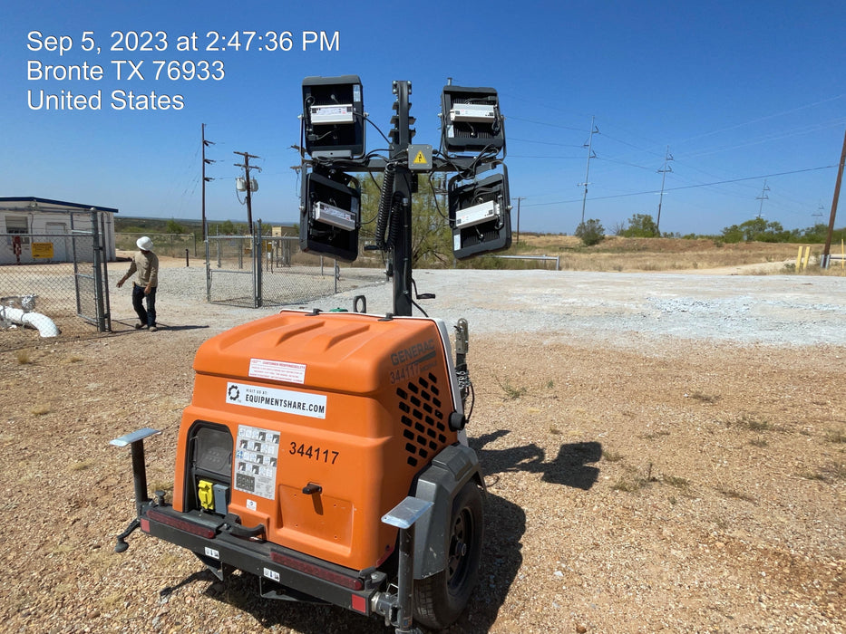 2023 Generac MLT2 Diesel, Flex Switch 120V Input, Powerzone Controller, (4) 320W LED Lights, 4kW Generator, 39.9 Gal Fuel Tank, 2" Ball, T3