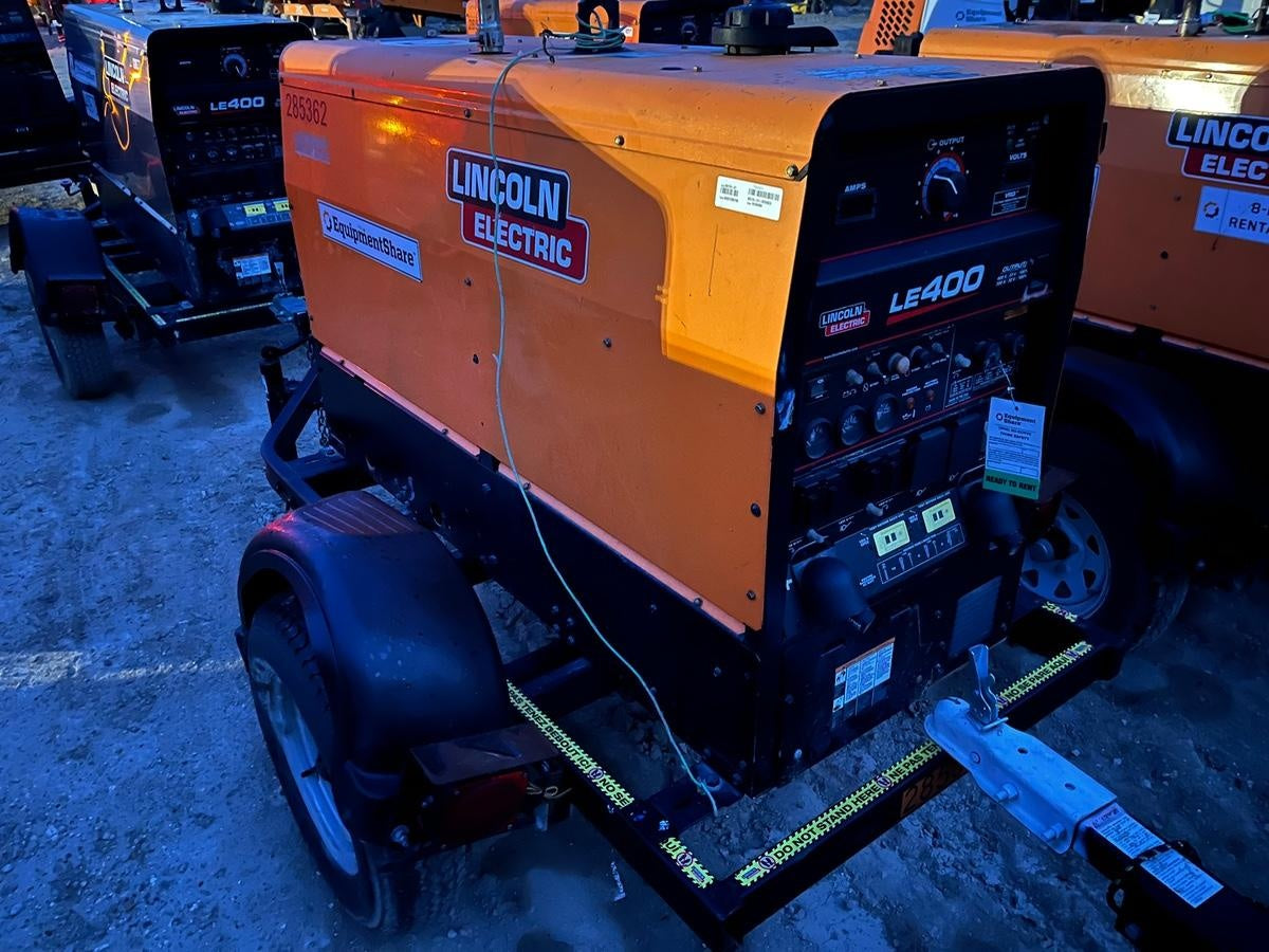 2022 Lincoln Electric LE400 Kubota V1505, Trlr, Cable Rack, Light Kit, ES Decals, T3