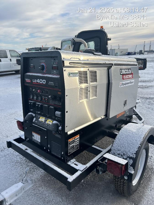 2024 Lincoln Electric LE400 Kubota V1505, Trlr, Cable Rack, Light Kit, ES Decals, T3