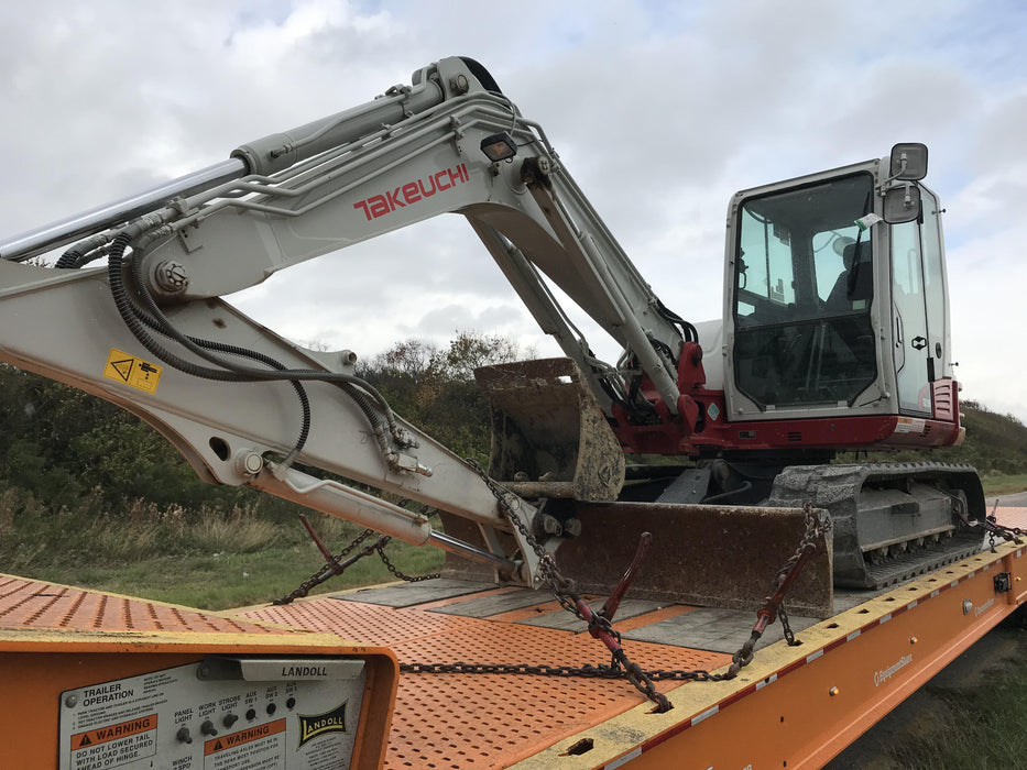 2019 Takeuchi TB290 Takeuchi TB290 Cab/Heat/AC w/Rubber Tracks, Auxiliary Hydraulics, Dozer Blade, Manual QC w/ 18/24/36" Buckets, Hydraulic Thumb Installed