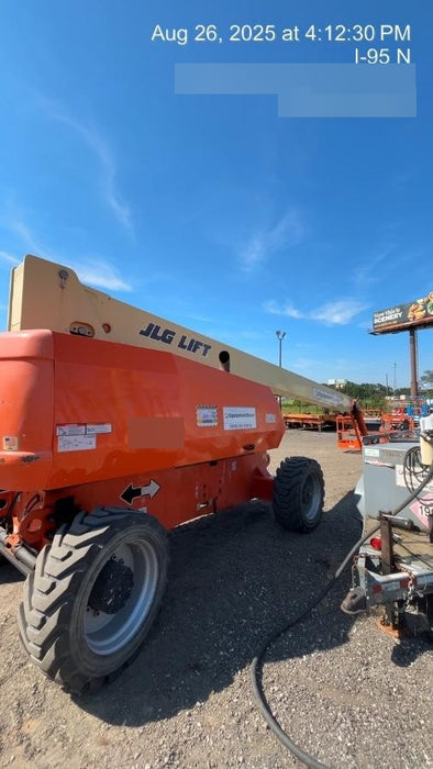 2020 JLG 860SJ Deutz Diesel Engine, FF Tires, Rotating Beacon, Panel Cradle Package