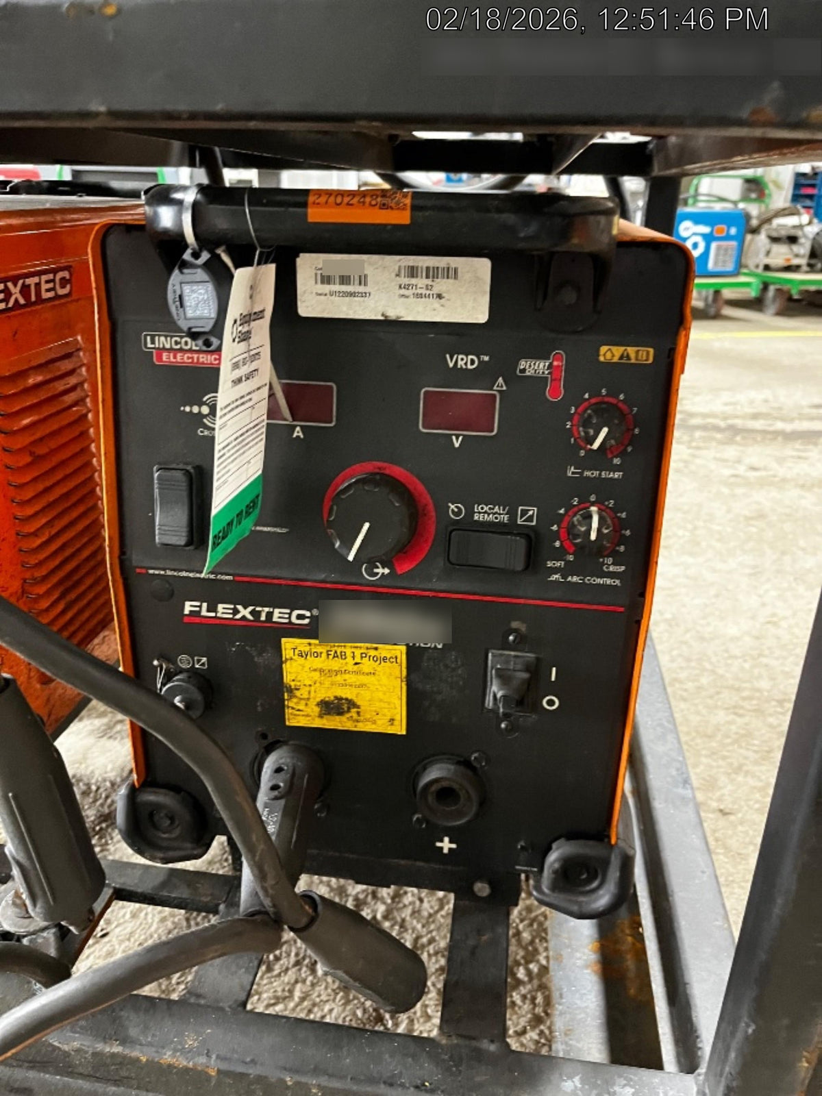 2022 LINCOLN ELECTRIC FLEXTEC 350X