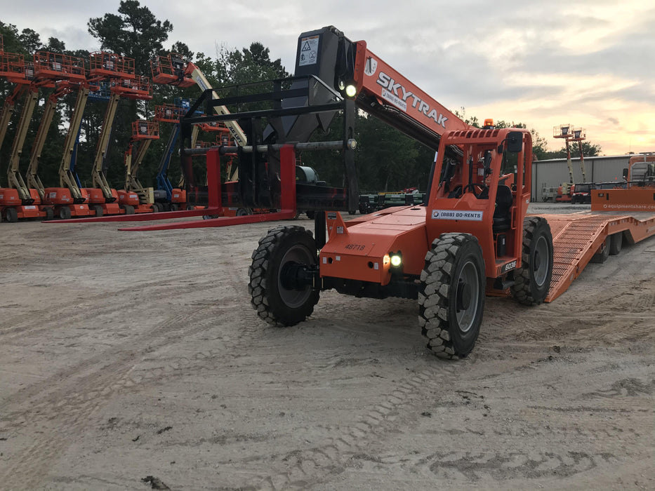 2019 Skytrak 6036 Canopy, Solid Tires, LED Work Lights, Beacon w/72" Carriage, 48" Pallet Forks