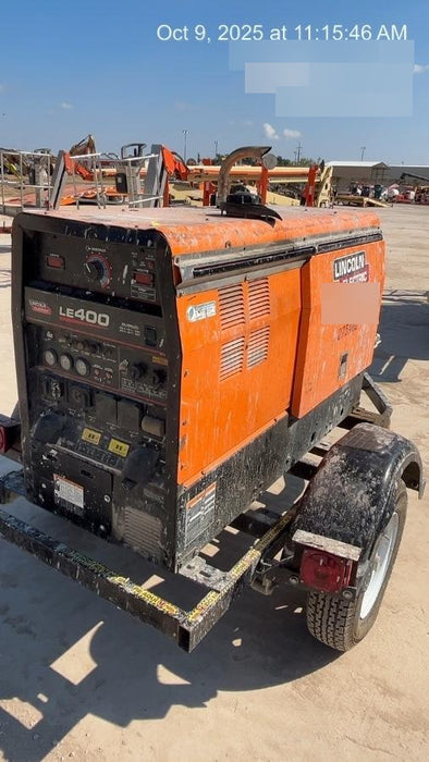 2022 Lincoln Electric LE400 Kubota V1505, Trlr, Cable Rack, Light Kit, ES Decals, T3