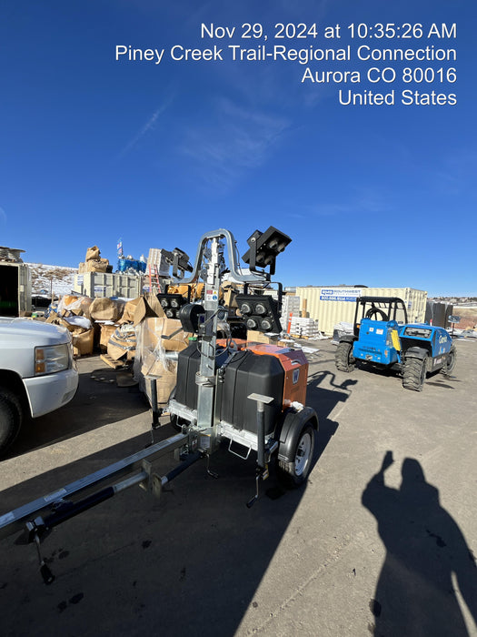 2023 Wanco WLTT-4MM4K Diesel, Deep Sea Controller, Shore Power Plug, Auto Start, (4) 350W LED Floodlights, 4kW Generator, 60 Gal Fuel Tank, 2" Ball, T3