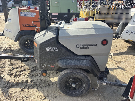 2024 Wacker Neuson LTT4 Diesel, Kohler KDW702, Deep Sea Controller, Auto Start, LED 320W, Bypass Outlet, T3