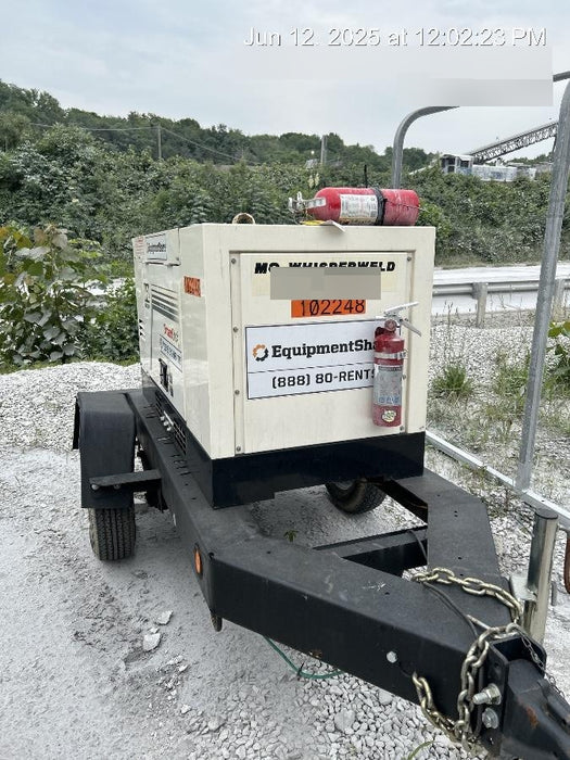 2020 Multiquip DLW400ESA4 400 amp Welder, 14kW, 120/240V, T4F Kubota, Trailer