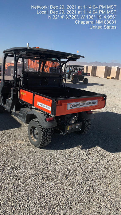 2021 Kubota RTV-X1140W-H Plastic Canopy, Windshield Acrylic Clear, LED Strobe Light, Wire Harness Kit, Back up Alarm