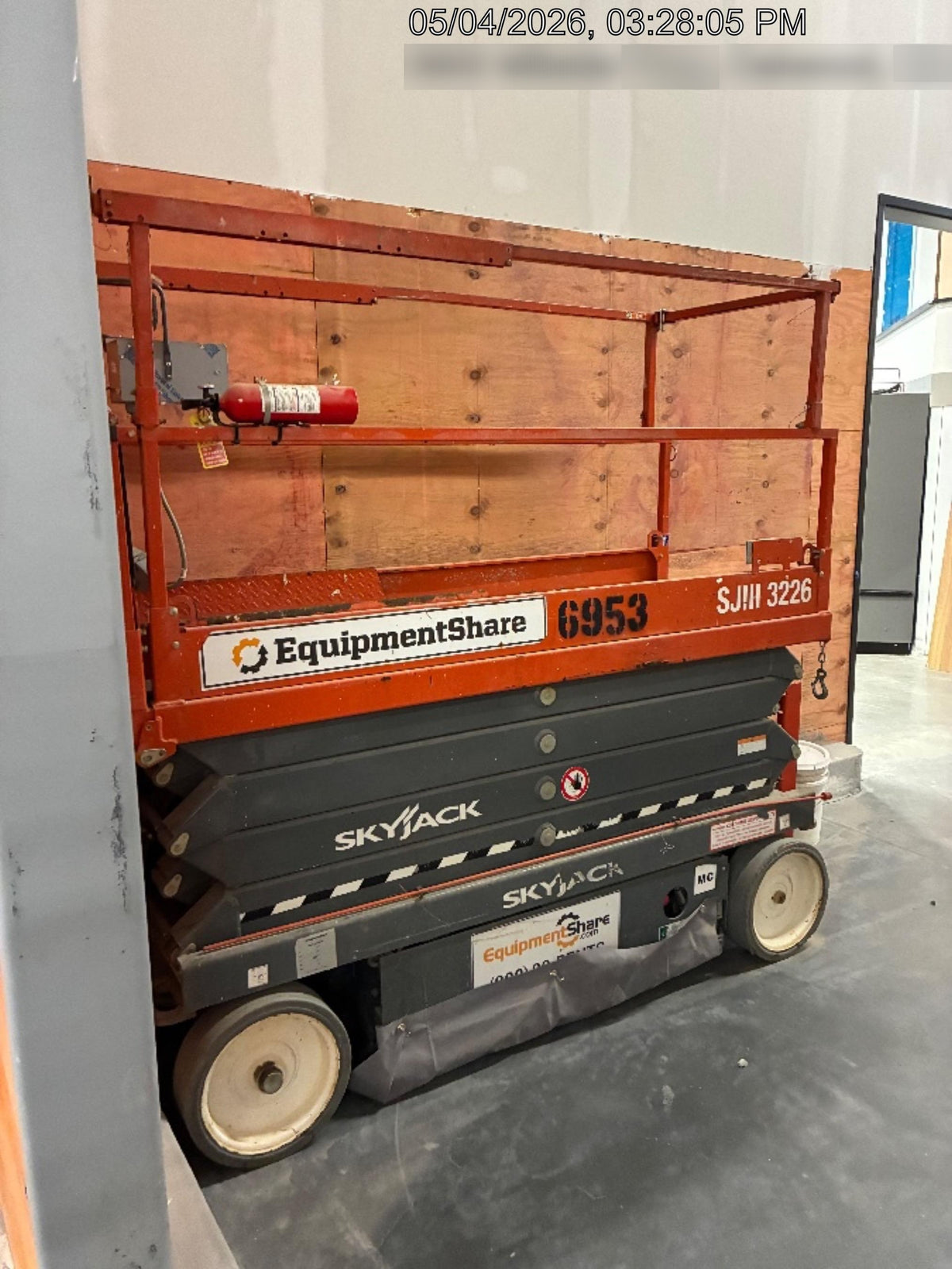 2018 Skyjack SJIII-3226 Skyjack SJIII3226 Scissor Lift w/Trojan Batteries