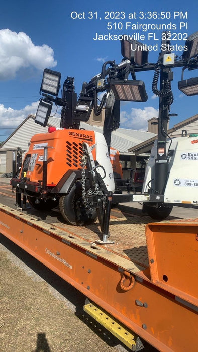 2023 Generac MLT2 Diesel, Flex Switch 120V Input, Powerzone Controller, (4) 320W LED Lights, 4kW Generator, 39.9 Gal Fuel Tank, 2" Ball, T3