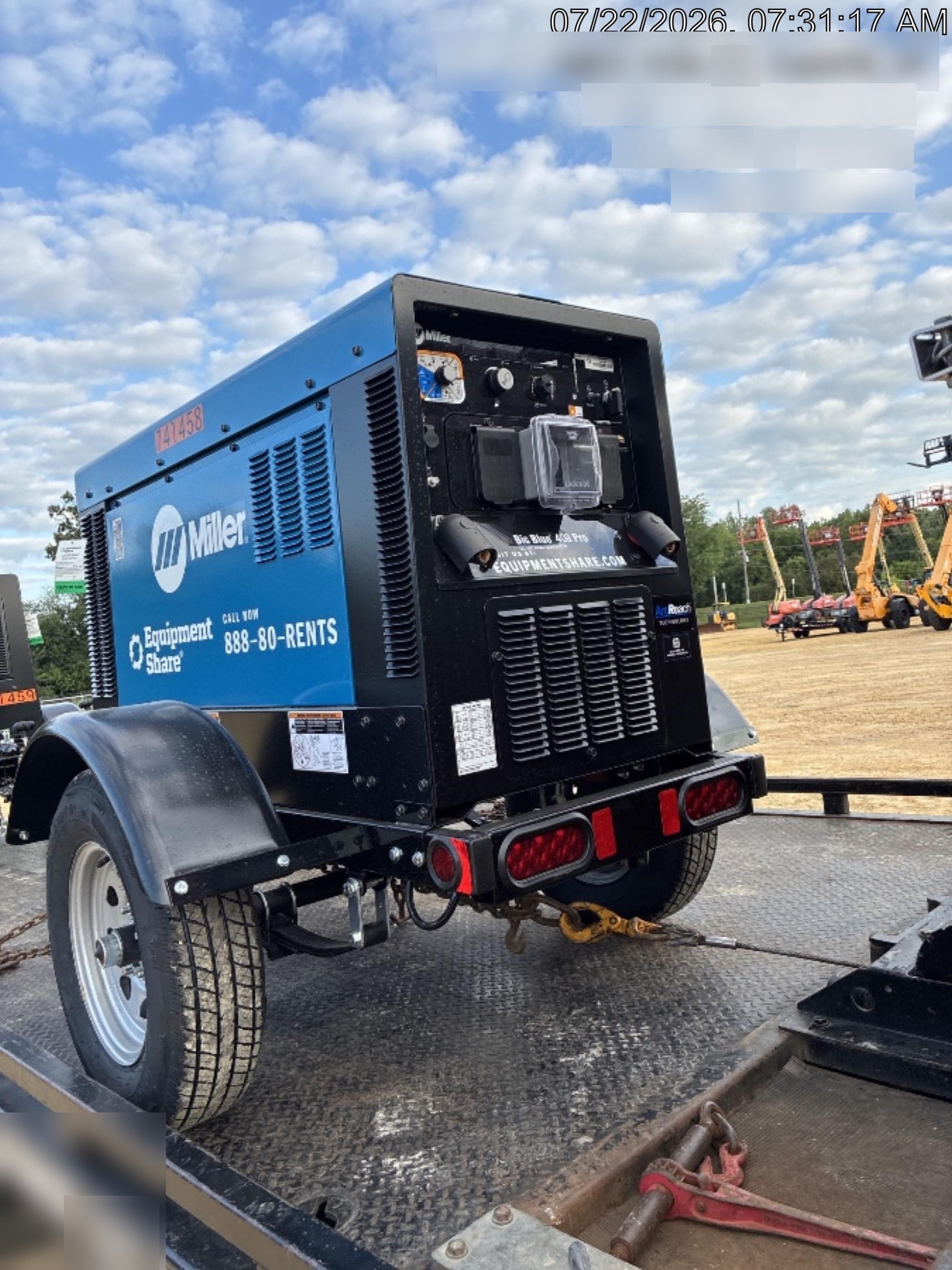 2026 MILLER ELECTRIC BIG BLUE 400