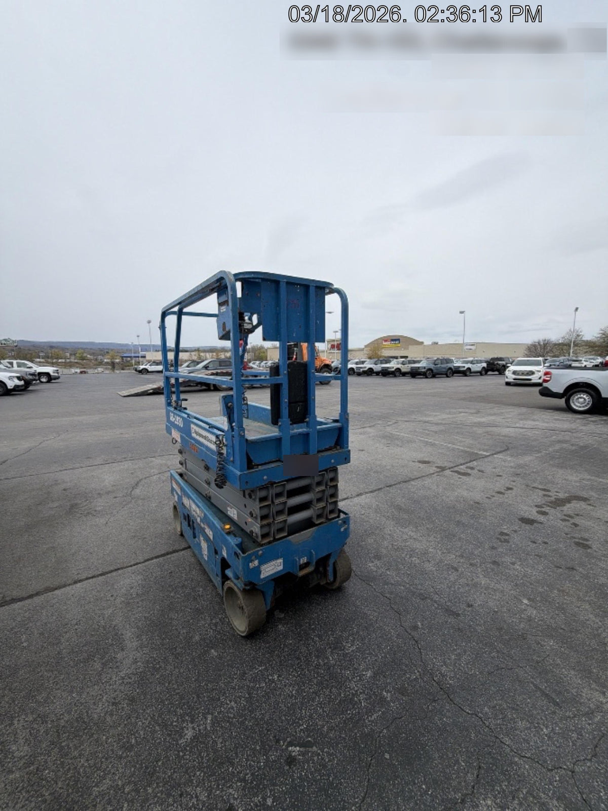 2019 Genie GS-1930 Fixed Rails with Chain Entry