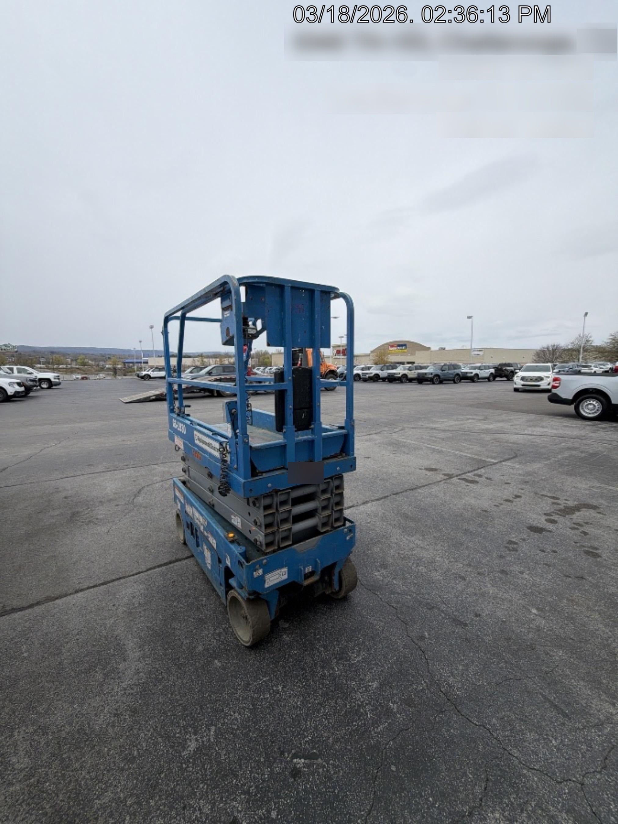 2019 Genie GS-1930 Fixed Rails with Chain Entry