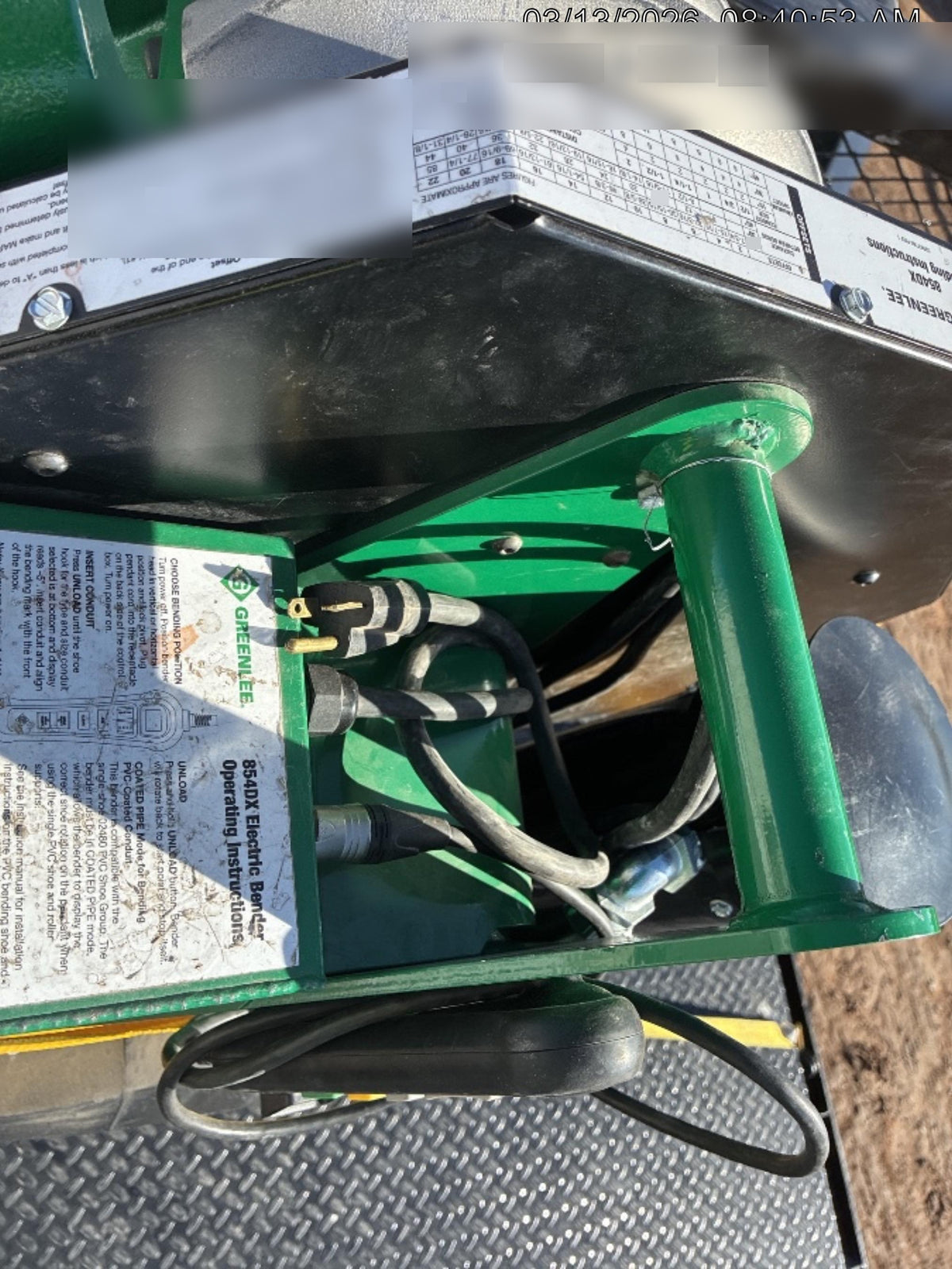 2023 GREENLEE 854DX
