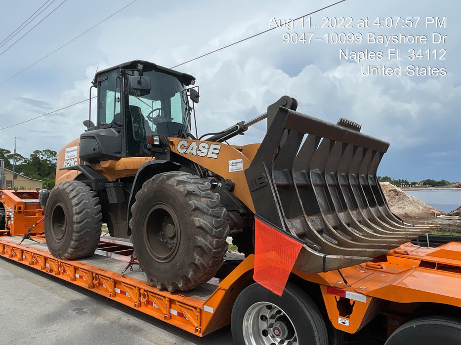 2018 Case 621G CLOSED CAB, 1 FUNCTION, JRB 416 STYLE HYD COUPLER