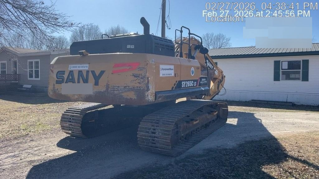 Sany SY265C Sany SY265 Tier 4 - Cab, Hydraulic  QC, 24" HD Bucket - Tooth, 36" HD Bucket - Tooth, 48" HD Bucket - Tooth, Hydraulic Thumb