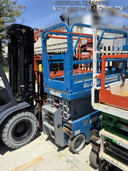2020 Genie GS-1930 Solid Non Marking Tires, Beacon, Folding rails with half height swing gate