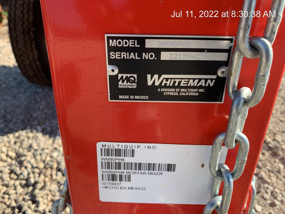 2021 MULTIQUIP WM90PH8