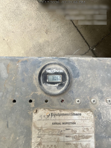 2019 Skyjack SJIII-3219 Standard Options, Trojan Batteries
