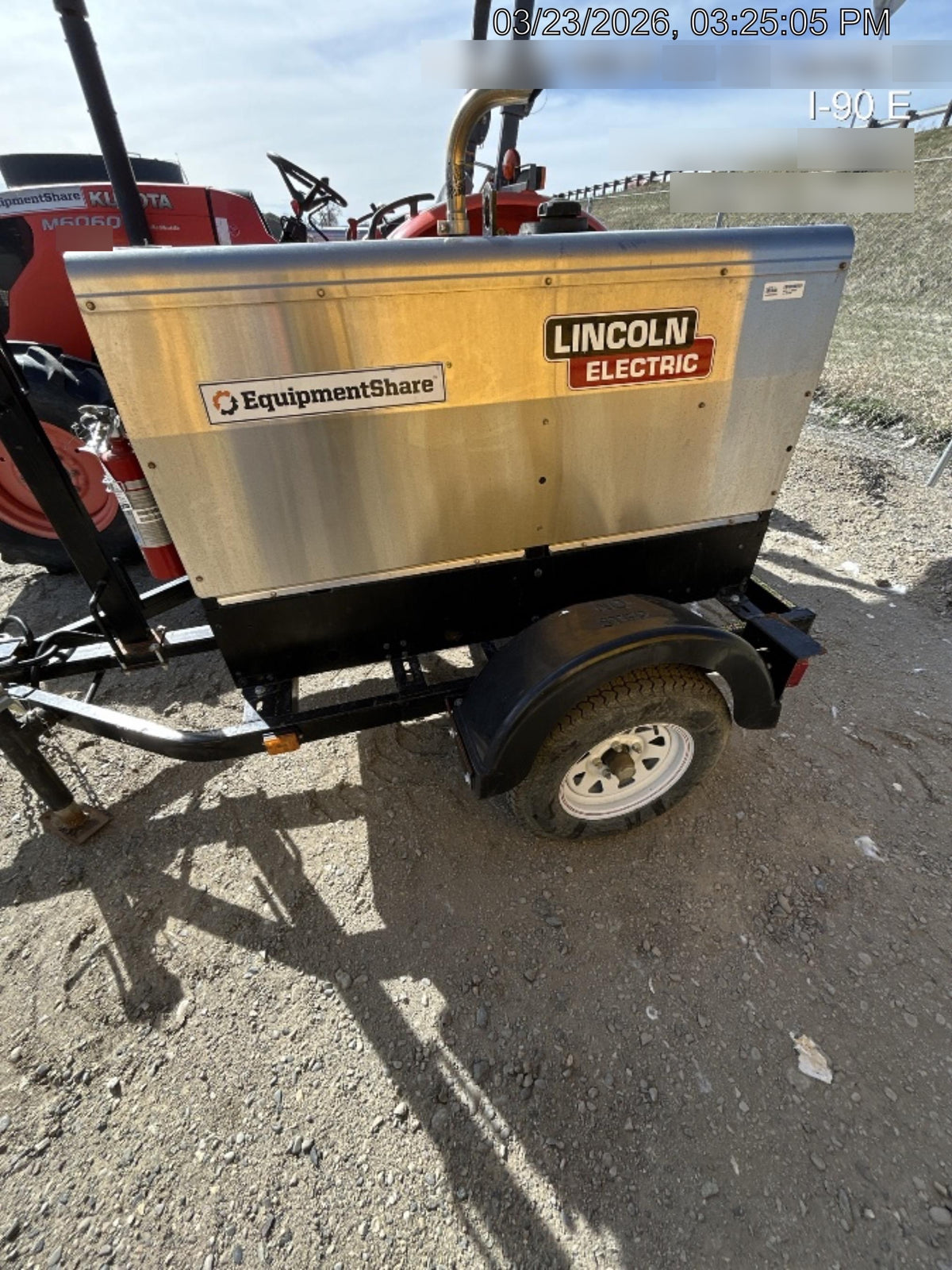 2024 Lincoln Electric LE400 Kubota V1505, Trlr, Cable Rack, Light Kit, ES Decals, T3