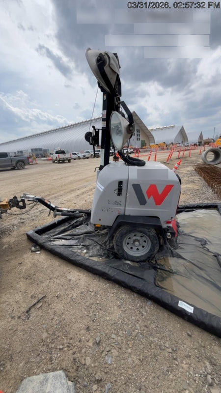 2018 Wacker Neuson LTV6L-MH Wacker Neuson LTV6L Mobile Light Tower w/Fuel Level Sensor Installed