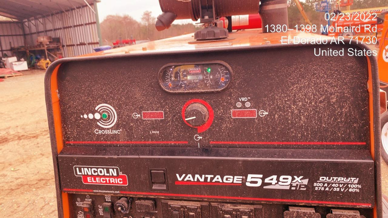 2021 Lincoln Electric Vantage 549X Ready Pak 3, ORANGE (includes trailer, cable rack, fender light kit)