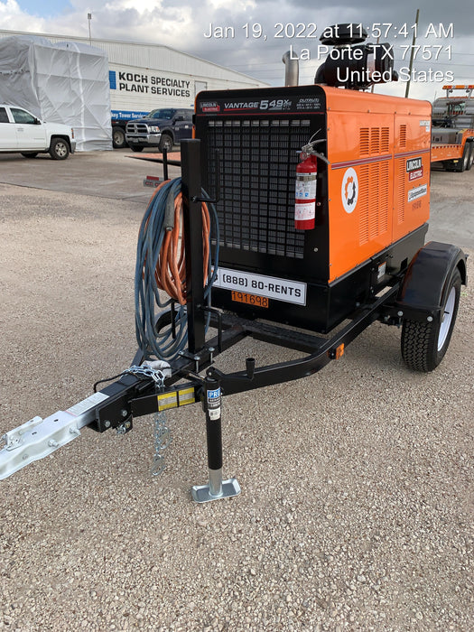 2021 Lincoln Electric Vantage 549X Ready Pak 3, ORANGE (includes trailer, cable rack, fender light kit)