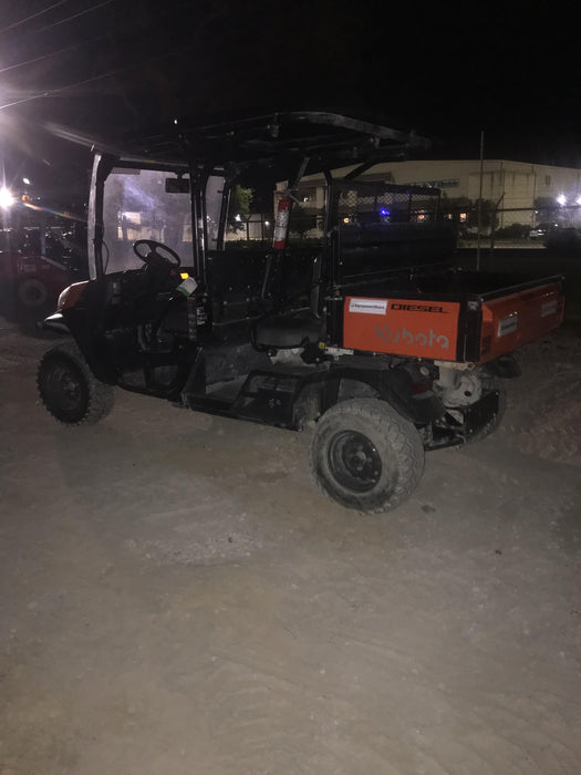 2021 Kubota RTV-X1140W-H Plastic Canopy, Windshield Acrylic Clear, LED Strobe Light, Wire Harness Kit, Back up Alarm