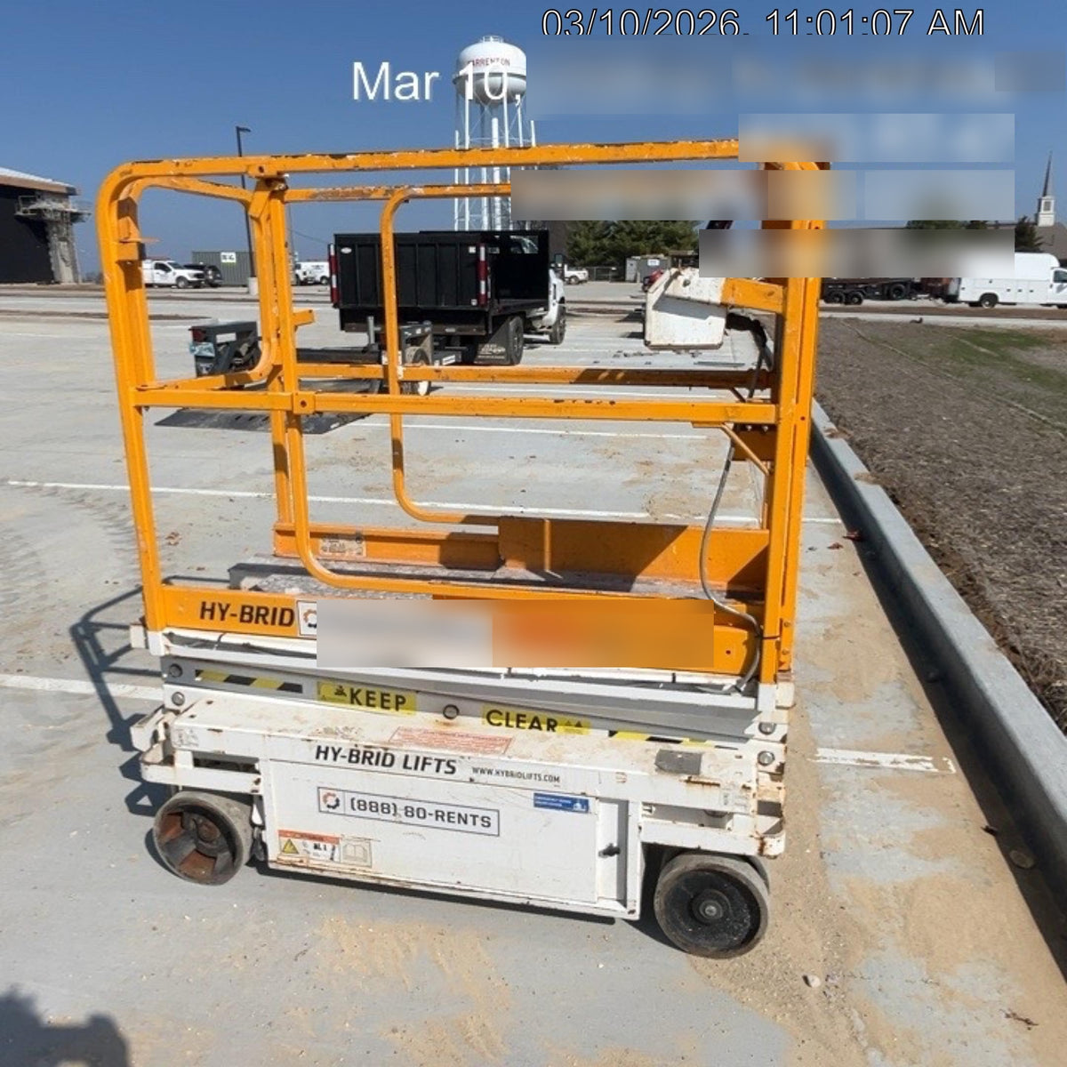 Custom Equipment HB-1430 Hy-Brid Scissor Lift
Platform capacity up to 670 lbs
Working height up to 20 ft
Weighs under 1,700 lbs
Non-marking wheels