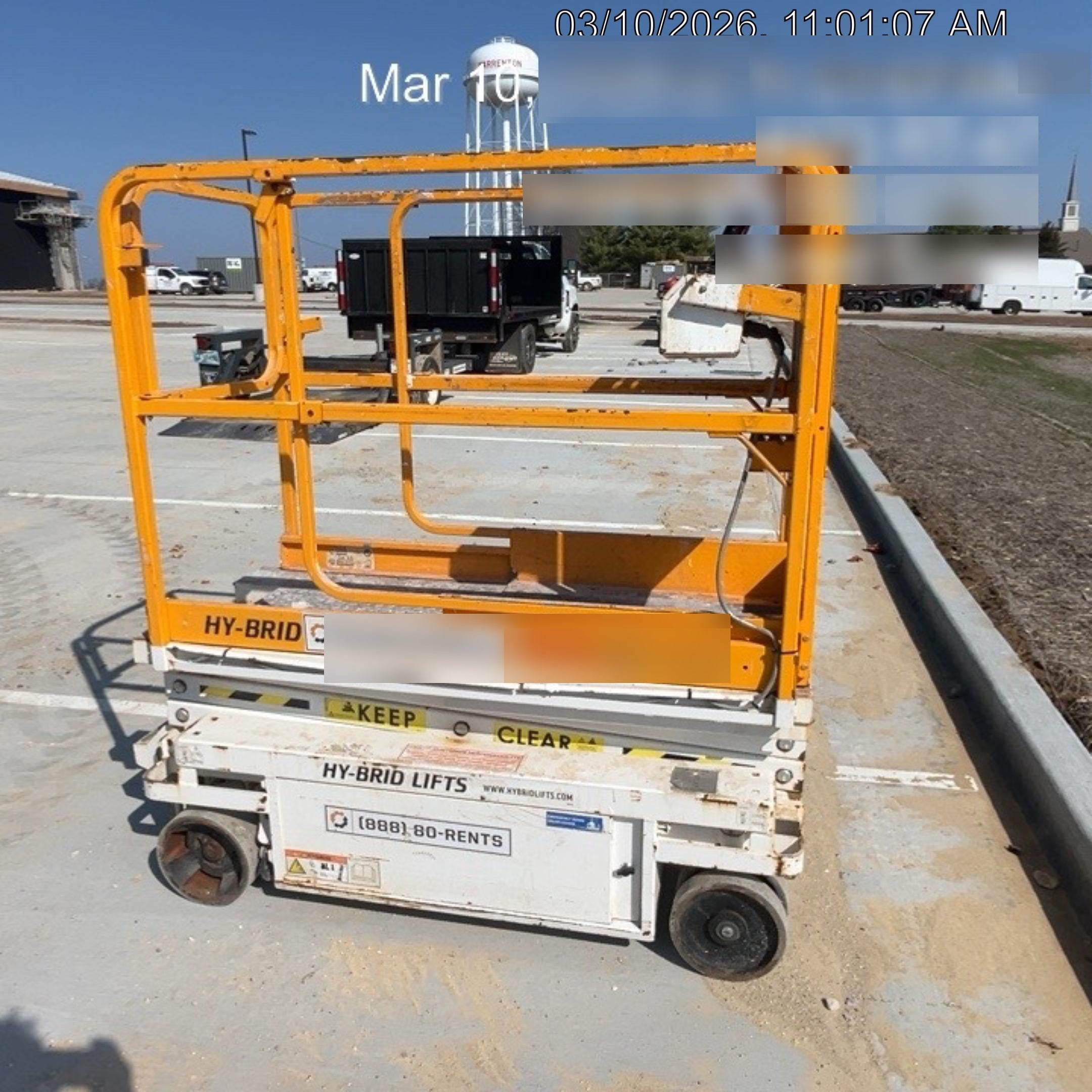 Custom Equipment HB-1430 Hy-Brid Scissor Lift
Platform capacity up to 670 lbs
Working height up to 20 ft
Weighs under 1,700 lbs
Non-marking wheels