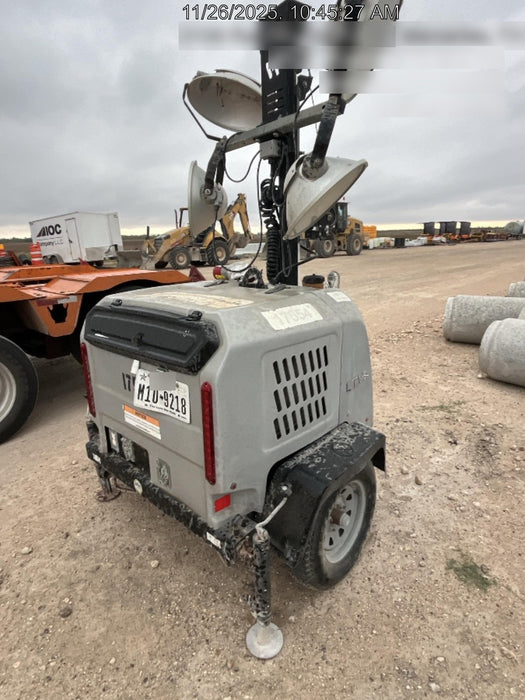 2018 Wacker Neuson LTV6K-MH Wacker Neuson LTV6K Mobile Light Tower w/Fuel Level Sensor Installed, Trailer VIN 5XFLV0416JM004545
