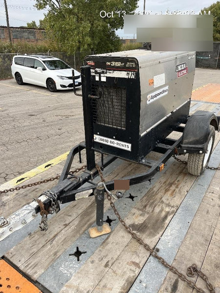 2019 Lincoln Electric Vantage 322 Lincoln Vantage 322 Welder w/Trailer, Light Kit, Cable Rack