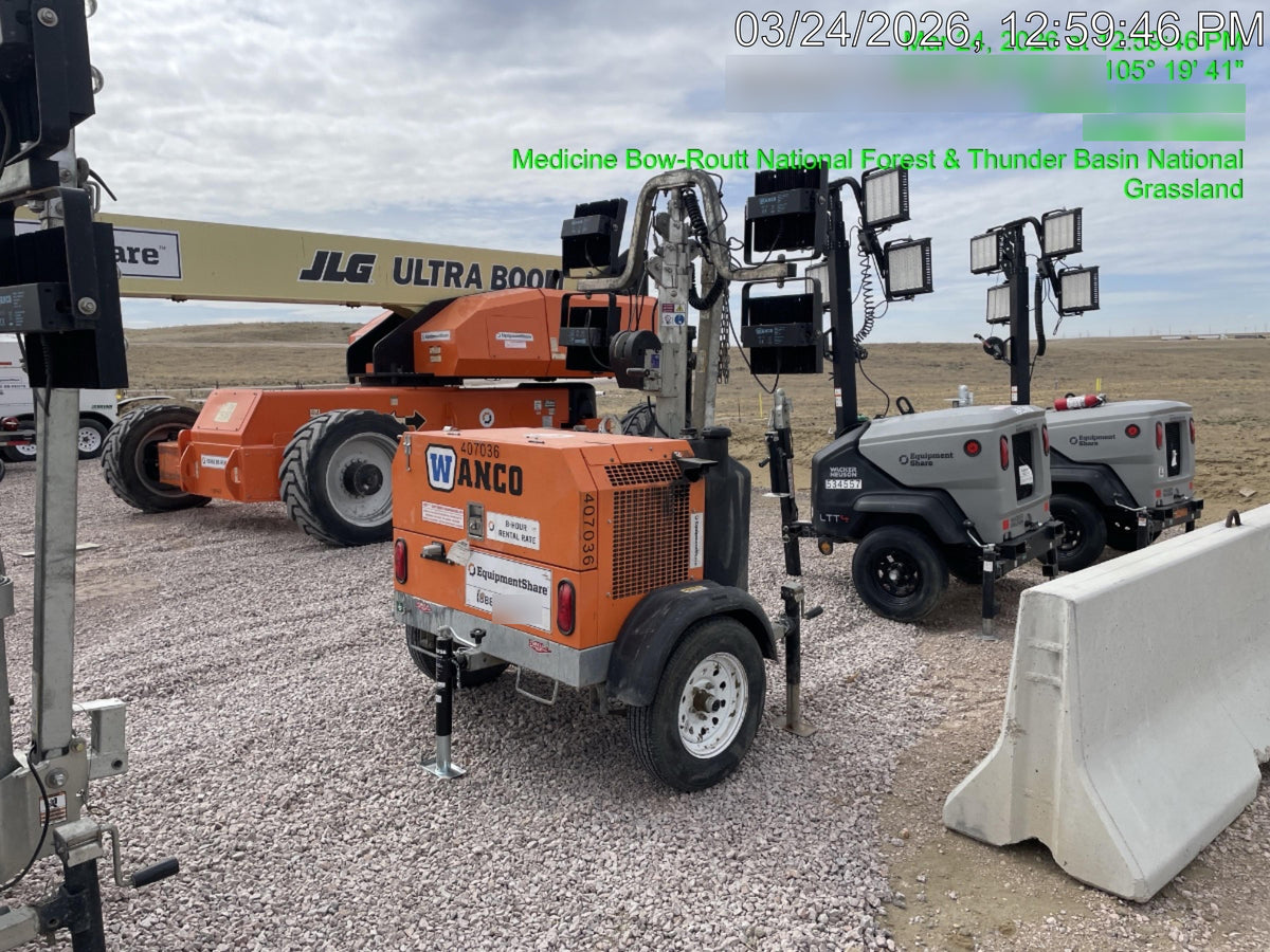 2024 Wanco WLTT-4MM4K Diesel, Deep Sea Controller, Shore Power Plug, Auto Start, (4) 350W LED Floodlights, 4kW Generator, 60 Gal Fuel Tank, 2" Ball, T3