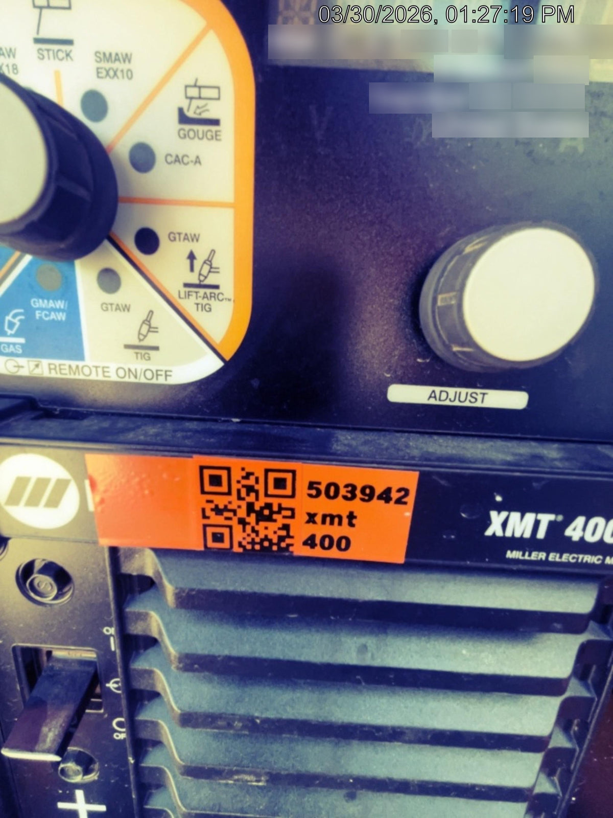 2025 MILLER ELECTRIC XMT 400