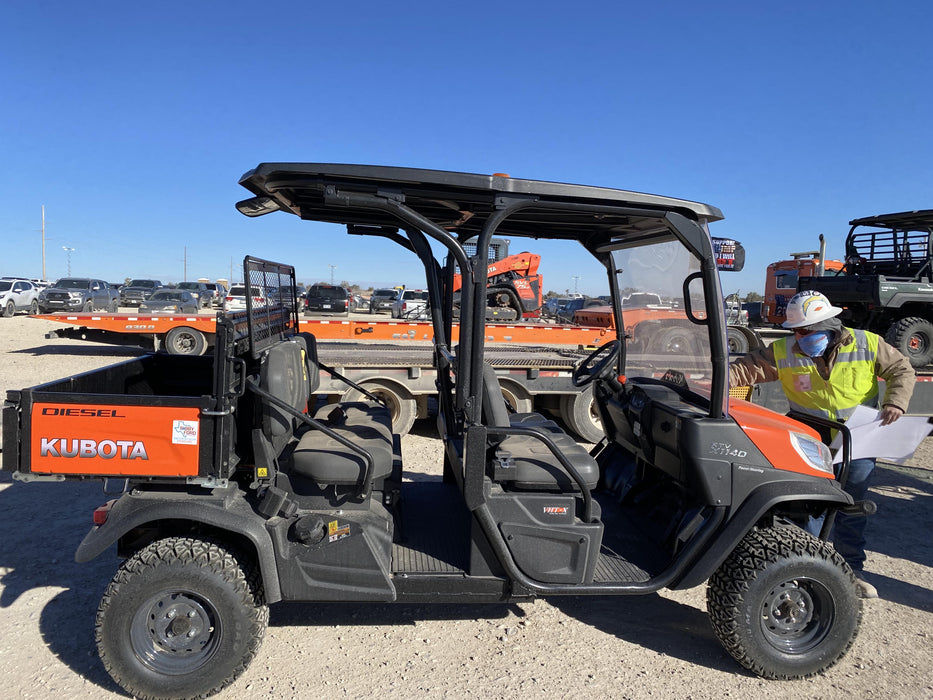 2020 Kubota RTV-X1140W-H Canopy, 4-Seater, Diesel, Windshield Acrylic Clear, LED Strobe, Backup Alarm